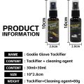 30ml Grip Spray Basketball Grip Spray Football Gloves Spray Goalkeeper Tackifier Non-Slip Football Gloves Cleaning Agent freshfeet. 