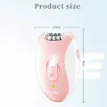 Kemei Rechargeable Women Epilator Electric Facial Body Hair Remover Bikini Trimmer Rotary Female Epilator For Face Leg With. 