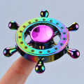 EDC Fidget Spinner Metal Toy Rainbow Spiner R118 Hand Spinner Toys Adult Relieves Stress Children Raytheon Mushroom 60-65mm. 