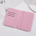 Hello Kitty Women Passport Cover PU Leather Multifunction Credit Card Purse Passport Holder Plane Ticket Organizer Case Pink. 