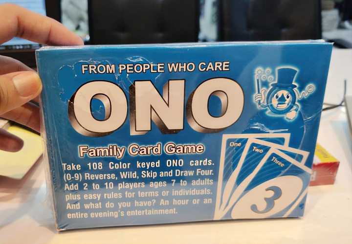 "UNO Card Game - Blue Theme, Pocket Size for Family Fun"