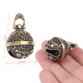 Lucky Brass Handicraft  Die Casting Drop Bell  Key Car Button Wind Bell Bronze Bell  Creative Gift Fengshui Home Pendant Decor. 