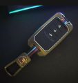 Honda City 2021 Onwards Metal Key/Remote Cover with Key Chain Premium Quality Imported. 