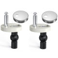 Toilet Seat Bolts & Screws Quick Release Top Hinge Fixings Expanding  Top Nut Screws Universal Toilet Seat Replacement Kit. 