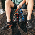 New Summer Genuine Leather Men Sandals Fashion Design Men's Casual Sneakers Comfortable Beach Men's Sandals Outdoor Wading Shoes. 