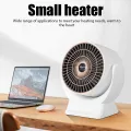Portable Electric Heater Low Noise Air Heater Fast Heating Mini Desktop Fan Heater Winter Heating Warmer for Home Office Room. 