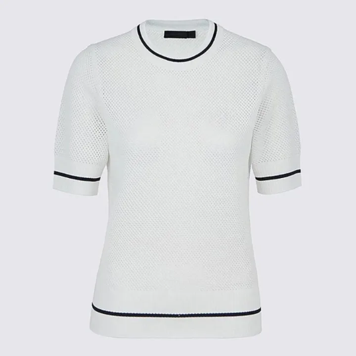 Korean%20Original%20Women's%20Golf%20Knitwear%202026%20Summer,%20Cool%20Hollow%20Short-Sleeve%20T-Shirt%20with%20Logo,%20Breathable%20Trendy%20Top%20for%20Daily%20-%20Image%206