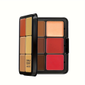 12 Color Iron Box Powder Blusher Dish One Multi-Purpose Durable Concealer High Gloss Cosmetic Dish Matte Powder Blusher Cream.