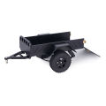 Aluminum Machined Utility Trailer with Ball Head Tool for Small RC Crawler 1/18 1/24 Scale TRX4M FCX18 Redcat Ascent-18 SCX24.