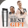 Under Armour Steel Gym Shaker with Storage Container for Protein Powder | Double Walled Insulation | BPA Free | Leak Proof (750 ML-Silver). 