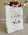 Customized Nikkah, Barat, Waleema, Engagement, Mehndi Welcome Entry Signage Board - Acrylic Sheet Board - Welcome Entry Wedding Board  - Customize Entry Wedding Board. 