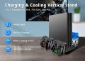 COOLING Stand OIVO MULTIFUNCTIONAL cooling Stand for ps4 series very high quality COOLING Stand with led light indicator Black COLOR. 