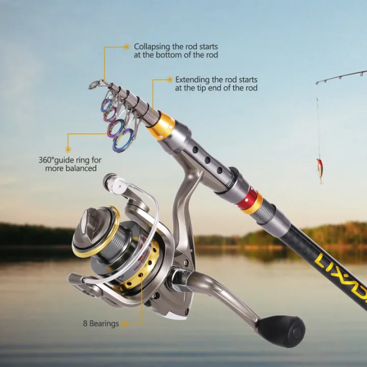 Lixada%20Telescopic%20Fishing%20Rod%20and%20Reel%20Combo%20Full%20Kit%20Carbon%20Fiber%20Fishing%20Rod%20Pole%20+%20Spinning%20Fishing%20Reel%20+%20Fishing%20Tackle%20Set%20-%20Image%203
