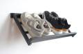 metal made shoe rack wall stand for 4 pair shoes.