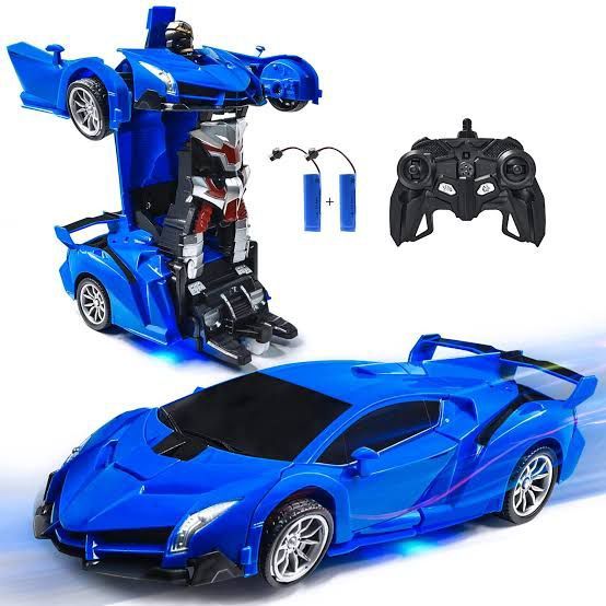 HQ Deformation Robot Sports Car - Blue