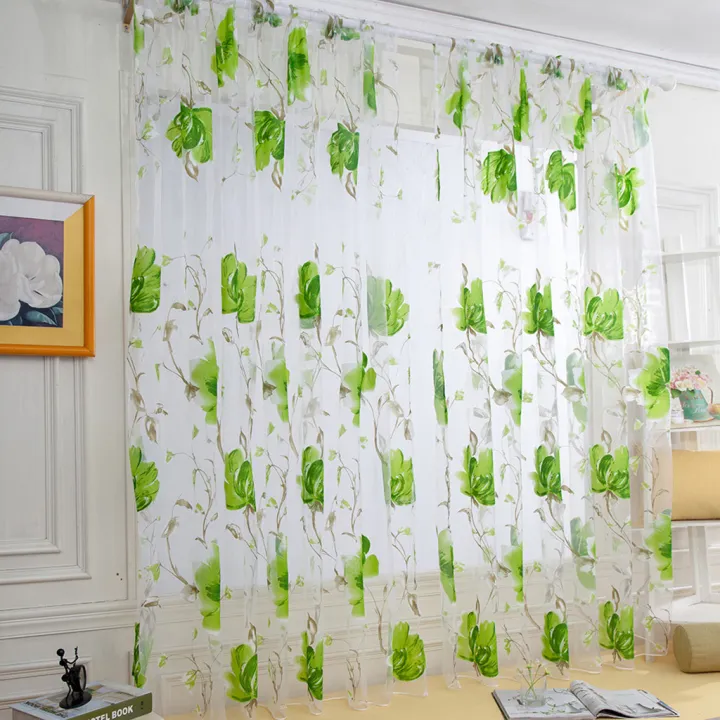 Flower%20Blossoms%20Black%20Tulle%20Curtains%20For%20Living%20Room%20Bedroom%20Decoration%20Chiffon%20Sheer%20Voile%20Kitchen%20Window%20Curtain%20-%20Image%205