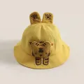 Cartoon Animal Ears Baby Bucket Hat Cute Soft Cotton Infant Boy Girl Fisherman Cap Casual Toddler Kids Sun Hats. 