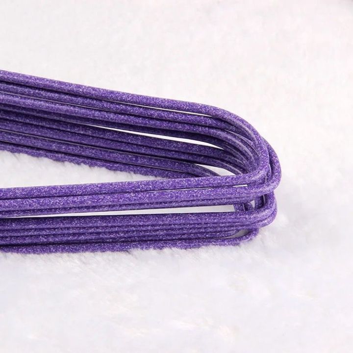 10%20Pieces%20Metal%20Plastic%20Wrap%20Hangers%20-%20Assorted%20Colors%20-%20Image%202