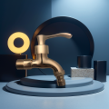 Anituqe Bronze Washing Machine Crane Decorative Outdoor Faucet , Vintage Garden Bibcock Tap Wall Mounted Mop Faucet Brass WF. 