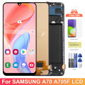 A70 SM-A705F A705FN/DS Display Screen With Frame For Samsung Galaxy A70 LCD Display Touch Screen Digitizer Assembly Replacement. 