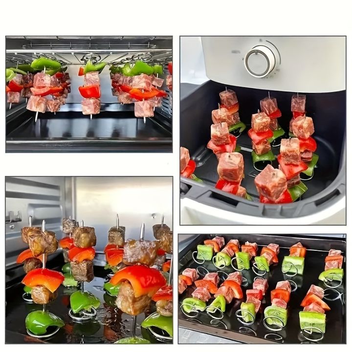 10pcs%20Air%20Fryer%20Oven,%20Vertical%20Grill,%20Skewer%20Grill,%20Universal%20Accessories,%20Food%20Grade%20304%20Stainless%20Steel%20Special%20Baking%20Needle%20-%20Image%202