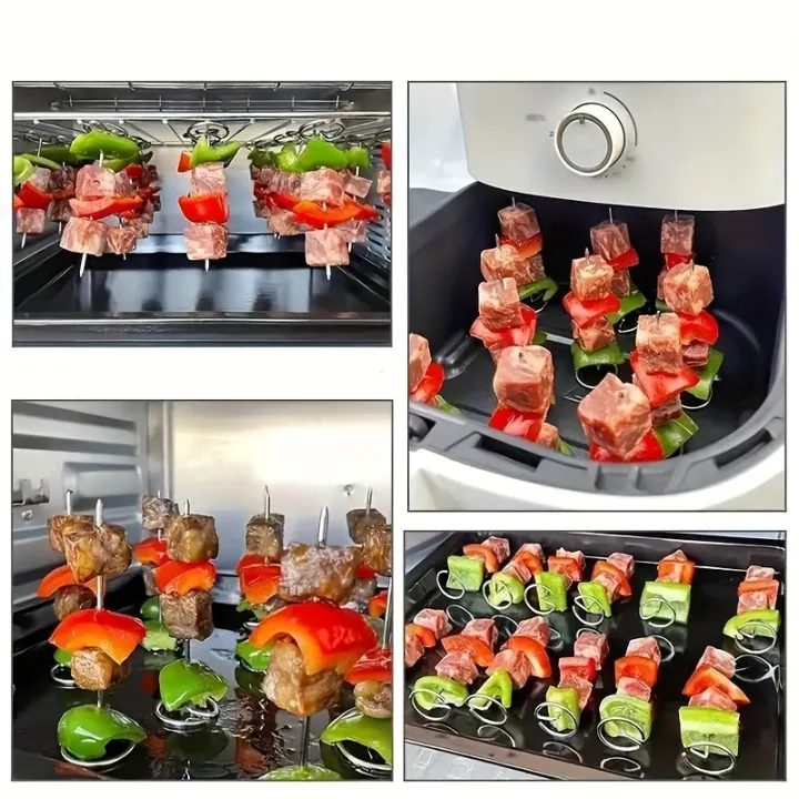 10pcs%20Air%20Fryer%20Oven,%20Vertical%20Grill,%20Skewer%20Grill,%20Universal%20Accessories,%20Food%20Grade%20304%20Stainless%20Steel%20Special%20Baking%20Needle%20-%20Image%202