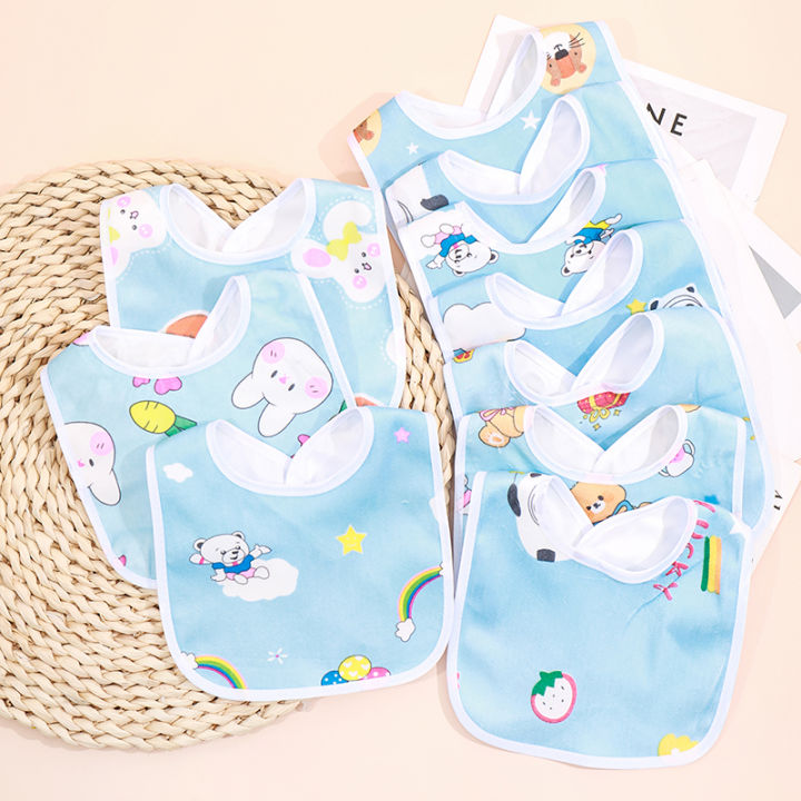 Random%205/8/10pcs%20Baby%20Cotton%20Babadores%20Burp%20Saliva%20Towel%20Cartoon%20Bibs%20Bandana%20Waterproof%20Boys%20Girls%20Accessories%20Clothing%20-%20Image%208