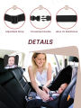 Cute Bear-Ear Car Seat Mirror, Adjustable Wide-Angle Safety Monitor for Rear-Facing Baby - Fun & Functional.