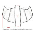 2PC Universal Motorcycle Winglet Aerodynamic Spoiler Wing with Adhesive Motorcycle Decoration Sticker For Yamaha Suzuki Kawasaki. 