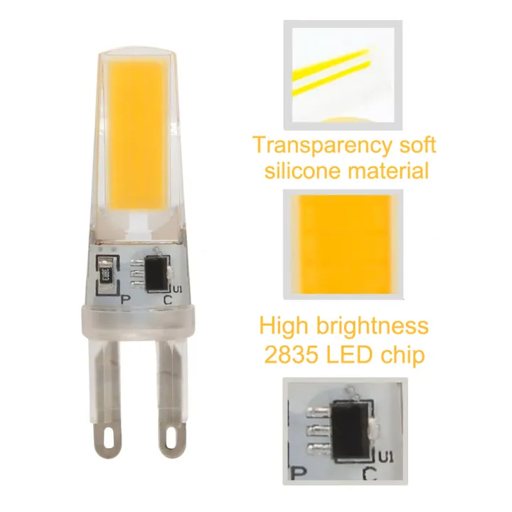 10Pcs%20G4%20G9%20LED%20COB%20Light%20Bulb%20Dimmable%206W%20AC220V%20Replace%20Mini%20Halogen%20Lamp%20LED%20Bulb%20for%20House%20Lighting%20Replacement%20Light%20Bulbs%20-%20Image%203