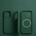 For Magsafe Original Liquid Silicone Magnetic Case For Apple iPhone 15 14 13 12 11 Pro Max 14 15 Plus Wireless Charge Soft Cover. 