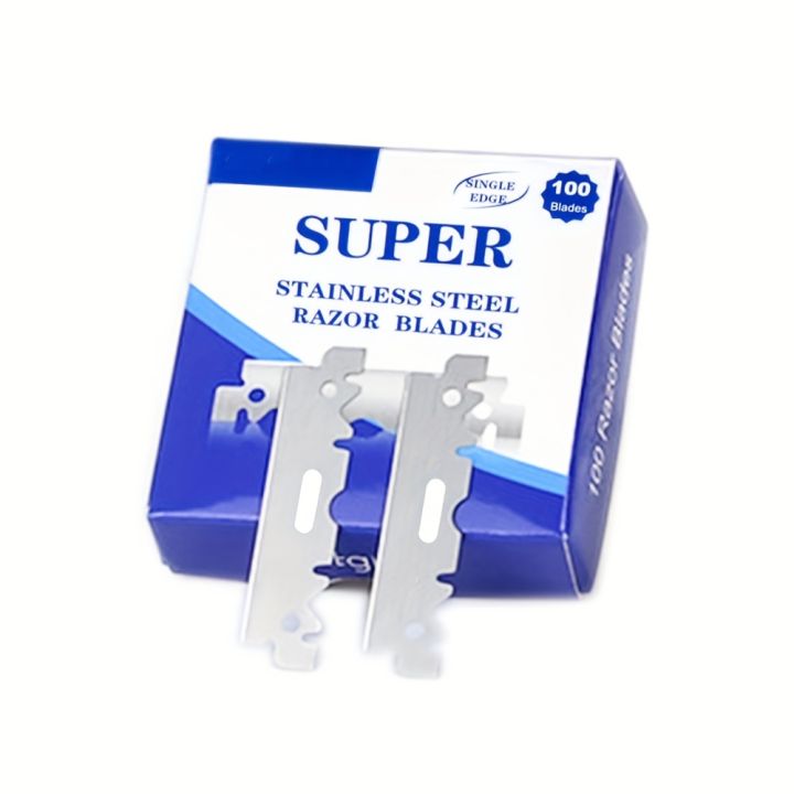 100PCS%20Single-Sided%20Razor%20Blades%20-%20Stainless%20Steel%20Safety%20Razors%20for%20Men,%20Barber-Grade%20Shaving%20Tools%20-%20Image%205