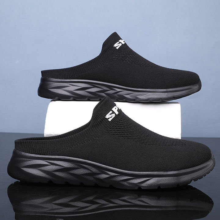 Lightweight%20Men's%20Half%20Slippers%20Breathable%20Men%20Slippers%20Fashion%20Casual%20Shoes%20Anti-slip%20Male%20Flat%20Slip%20on%20Flats%20Outdoor%20Big%20Size%20-%20Image%202
