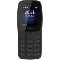 Nokia 105 Dual Sim Black Basic Mobile phone With Softlogic Warranty. 