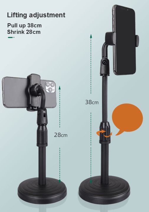 TSC%20Portable%20Lightweight%20Mobile%20Smart%20Phone%20Tripod%20for%20Tiktok%20and%20YouTube-%20Black%20-%20Image%204