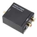 ADC Latest Analog To Digital Converter Optical Coax RCA Toslink Audio Sound Adapter SPDIF Adaptor for  TV for Xbox 360 DVD. 