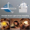 Mini Light Reading Clip Light LED Small Night Light USB Charging Adjustable Brightness Eye Protection Portable. 