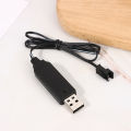 USB Charger Cable For 3.7V Lithium Battery Charger SM-2P Forward RC Car Aircraft Parts RC Quadcopter Toy Aircraft Accessories. 
