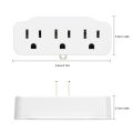 2pcs Wall Sockets Outlet Extender 15A 1875W Portable Wall Plug Adapter US Power Strip Electric Socket Splitter Spaced for Home. 