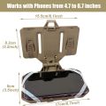 NEW Upgrade Tactical MOLLE Phone Holder, Folding Navigation Board, Cellphone Hold Gear, Airsoft Hunting Vest Accessories. 