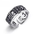 1Pcs Bague Homme Rings Cross Figure Para Hombres Jewelry Vintage Y2k Anel Punk Gothic Couple Ring Adjustable Nuevo En Anill.