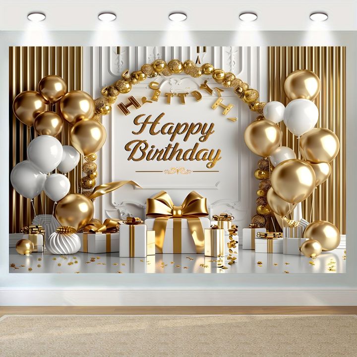 Multi%20functional%20Happy%20Birthday%20banner,%20paired%20with%20gold%20and%20white%20balloons%20and%20a%20large%20bow%20-%20Image%205