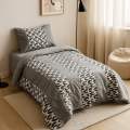 Single BedSheet Cotton Patchwork Bed Sheet Set -Multicolored By Bistore. 