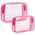 Clear Toiletry Bag TSA Approved Toiletry Bag Quart Size Bag, Travel Makeup Cosmetic Bag for Women Men, Carry on Airport Airline Compliant Bag. 