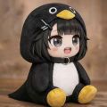 In Stock Cute Gugu Gaga Plush Doll 25cm Penguin Gugugaga Plush Hot Meme Peripheral Stuffed Toys Birthday Toys.