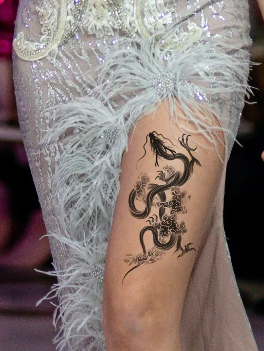 Chinese%20Style%20Waterproof%20Temporary%20Tattoo%20Sticker%20Black%20Phoenix%20Flash%20Tatto%20dragon%20Body%20Art%20Arm%20Hand%20Fake%20Tatoo%20Men%20Women%20-%20Image%202