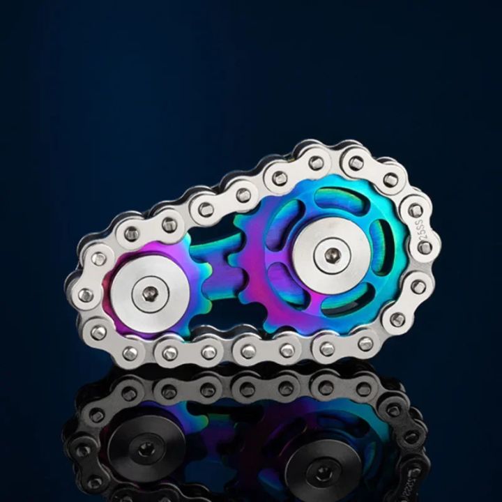 Gyro Toys Interesting Game Sprocket Flywheel Gyro Chic Bike Chain Wear ...