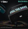 Asta WOLF BAZOOKA 40W Bluetooth Speaker | 8000mAh Battery | 7 Hours Playtime | RGB Lights | IPX5 Water Resistant | Dual Fusion Mode | USB, TF, AUX. 