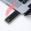 DM FD063 256-bit Encrypted USB Drive Password Secure Flash Drive USB3.2 U Disk Support Reset/Wipe/Auto Lock Function. 