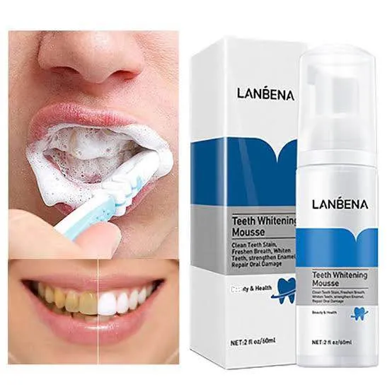 LANBENA%20Teeth%20Whitening%20Mousse%20(60ml)%20Rich%20&%20Delicate%20Foam%20-%20Clean%20Teeth%20Stain,%20Freshen%20Breath,%20Whiten%20Teeth,%20Strengthen%20Enamel,%20Repair%20Oral%20Damage%20-%20Image%202